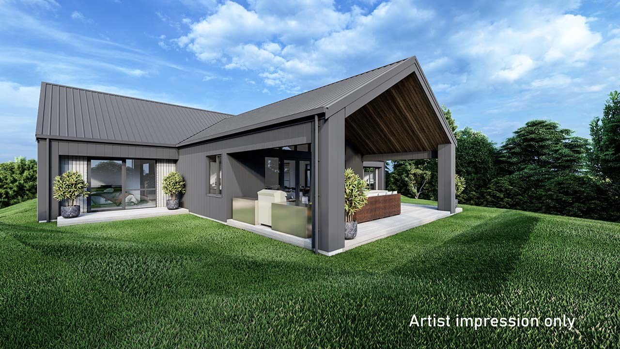  Generation Homes Lot 12 Riverview: Community And Country Living Muriwai 3 D Render exterior 2 web 2024 06 27 025655 qftg 