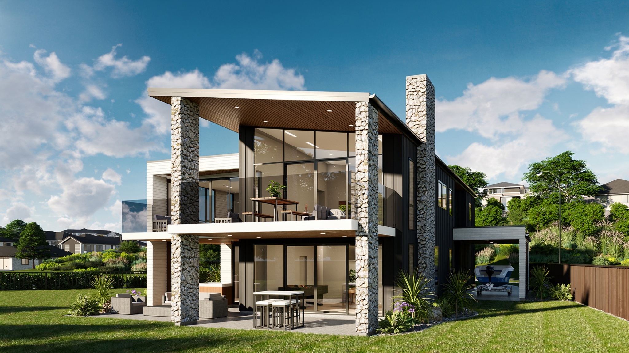  Generation Homes Colorado – Contemporary Coastal Luxury on Pararēkau Island Colorado MONO View 2 Edit 