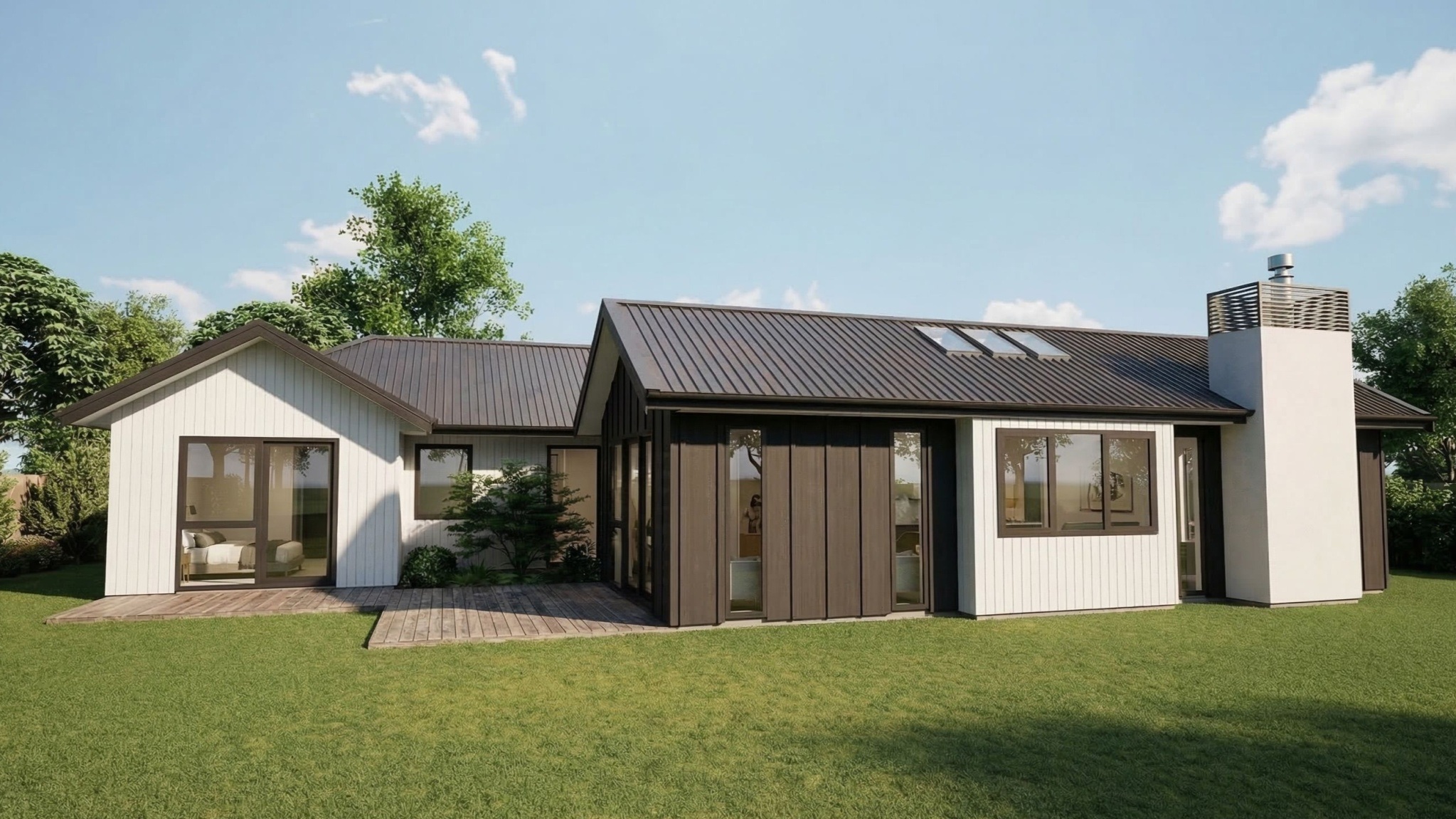  Generation Homes Show Home Investment Opportunity, Prebbleton Lot 71 Hamptons rear 