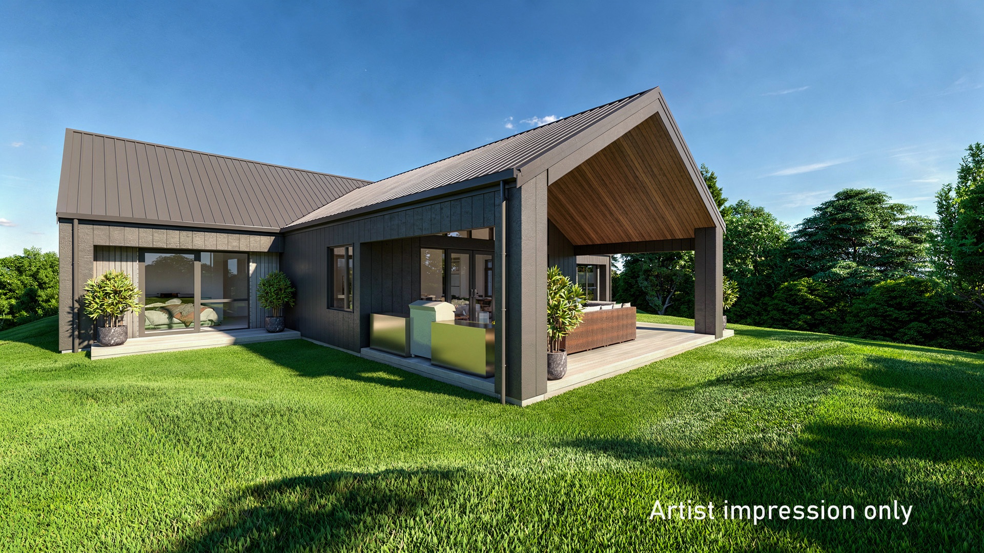  Generation Homes Muriwai Muriwai 3 D Render exterior 2 AI 