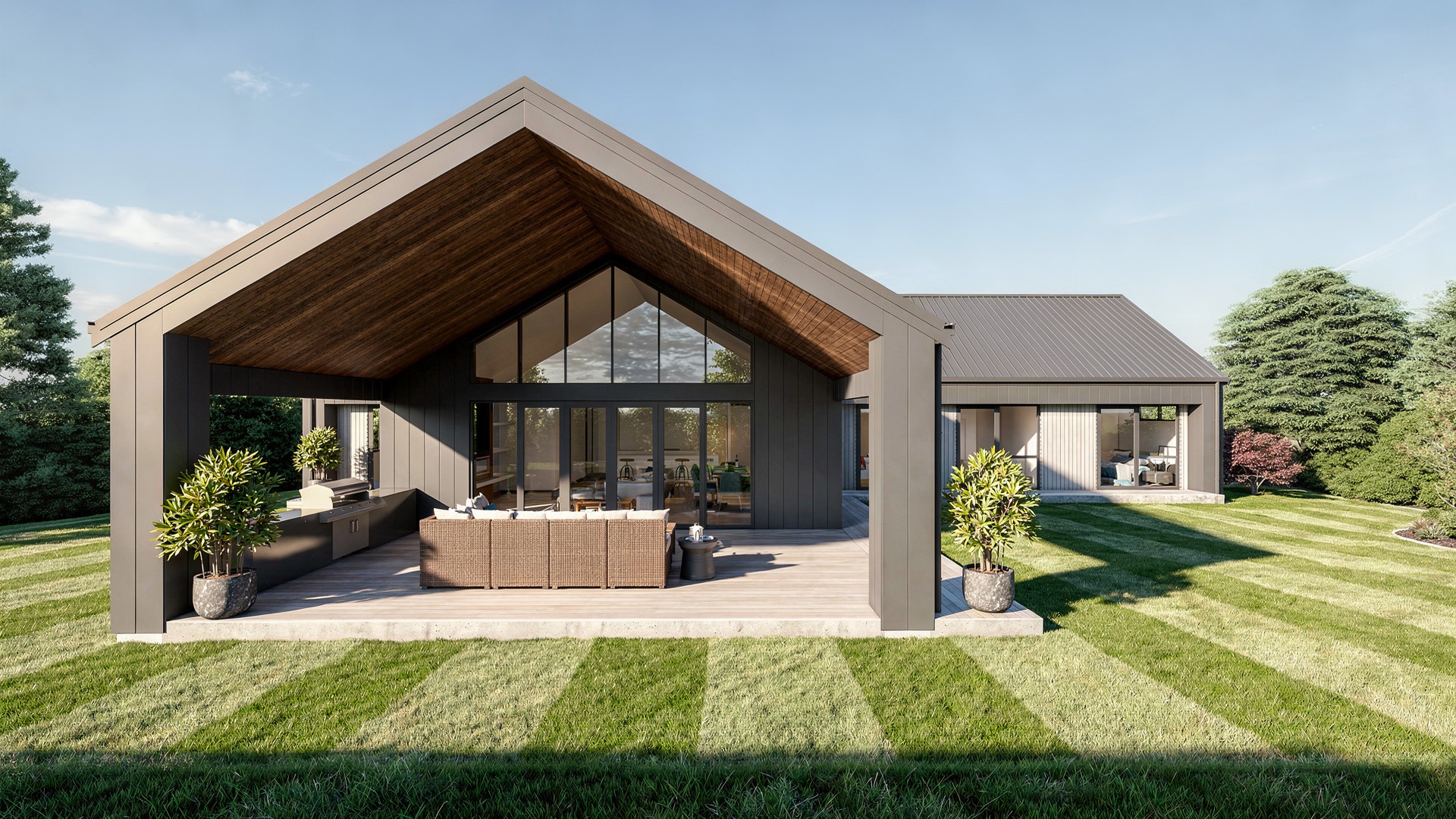  Generation Homes Contemporary Country Living with Space to Entertain Muriwai 3 D Render exterior 3 AI 