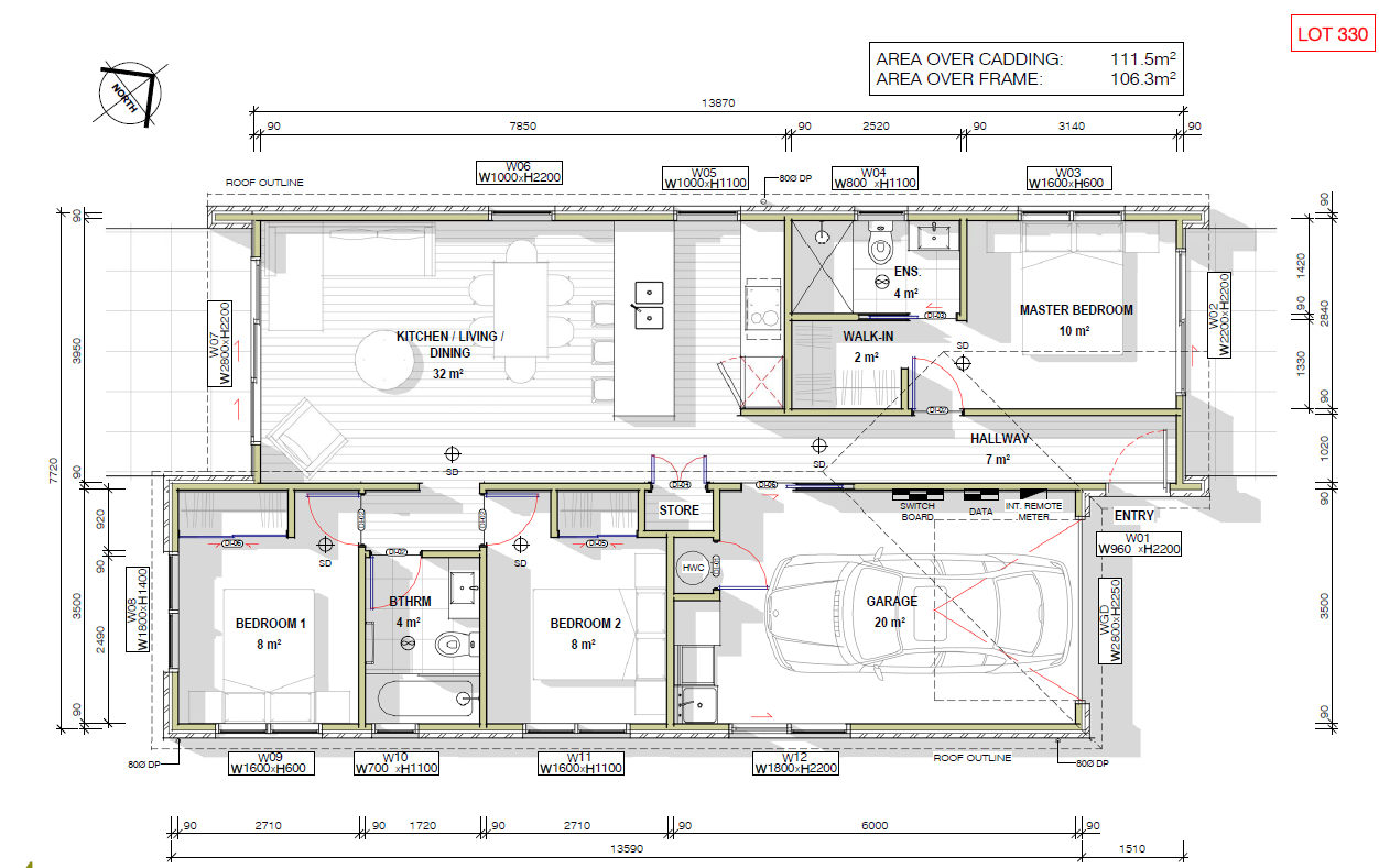  Generation Homes Lot 330, 3 bedroom, 2 bathroom, Villa with a single garage Screenshot 2025 09 02 134703 