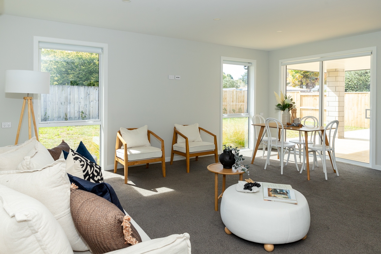  Generation Homes Fixed Price First Home or Investment Opportunity Duplex 51a Bell Street Kawerau 160424 living room 3 1 