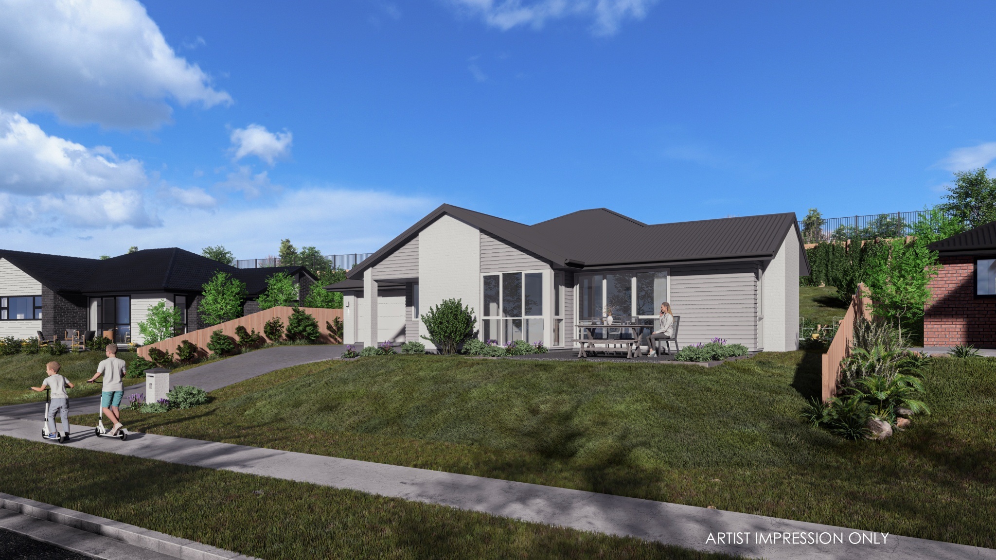  Generation Homes Relax and Recharge in Omokoroa Lot 103 Te Awanui Waters OPTION 3 D View 