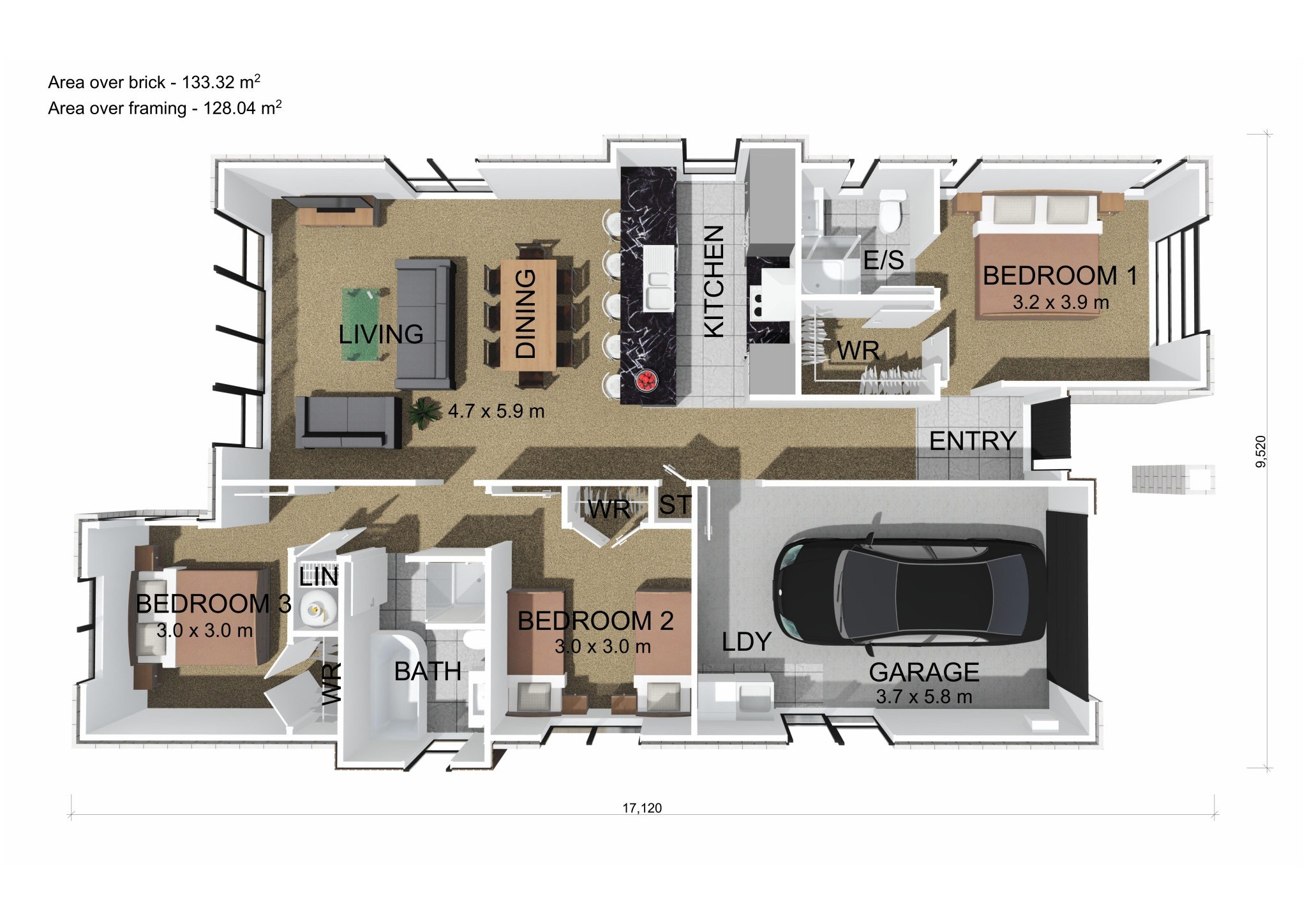  Generation Homes Your New Home Awaits in a Quiet, Family-Friendly Subdivision Lot 216 Manawa New design 3 D Floor Plan NEW page 0001 