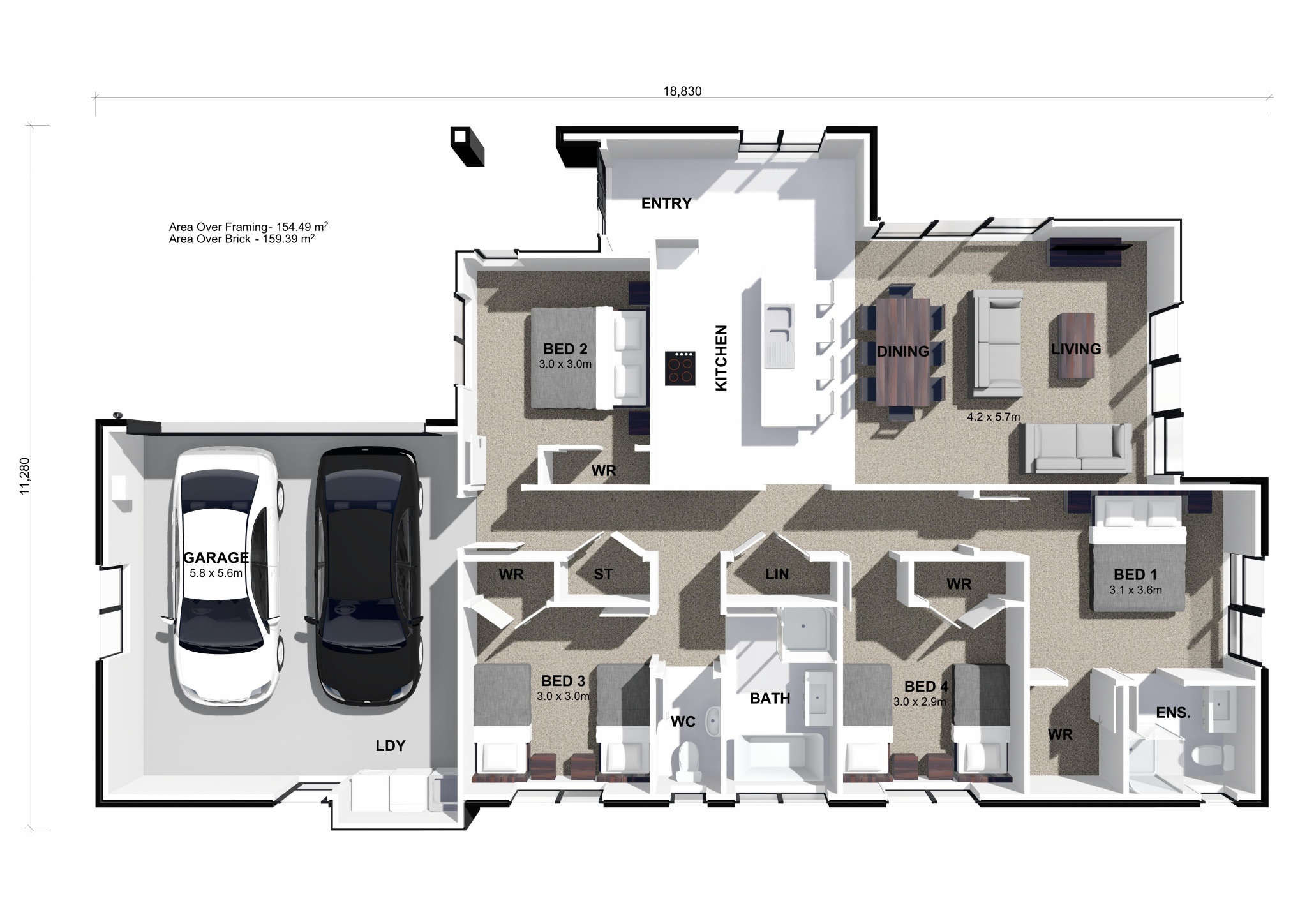  Generation Homes Talk About Convenience Lot 406 Bestland 3 D Floor Plan page 0001 1 
