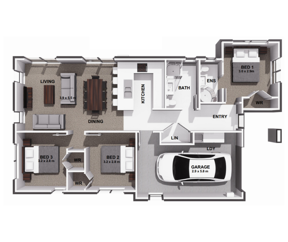  Generation Homes INVESTORS LOOK NO FUTHER Il 20327 Lot 206 FP 