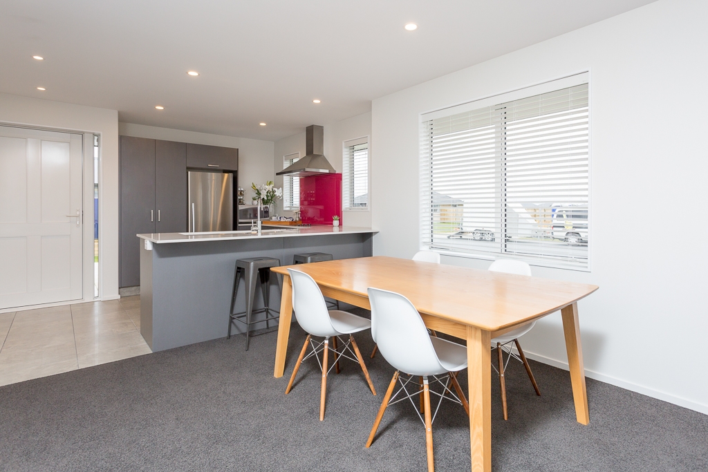  Generation Homes Modern, warm & family friendly in sought after Rangiora, Bellgrove + built for a fully FIXED PRICE Dining 4 