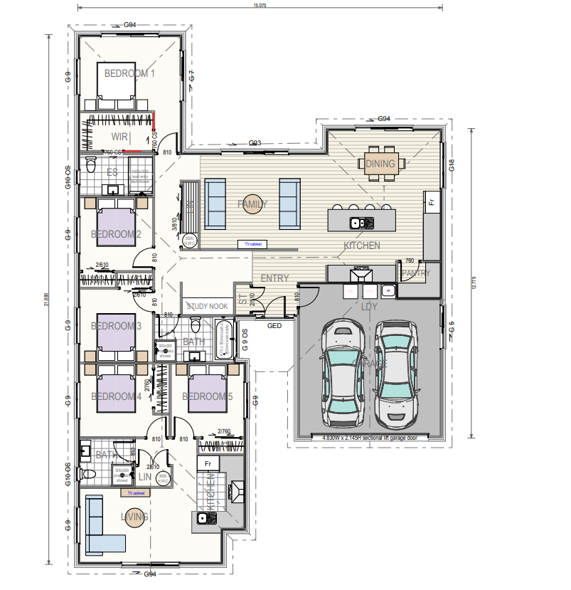  Generation Homes Townsend Fields, Rangiora home and land packages - stunning design and build options + fully FIXED PRICE Floor plan 