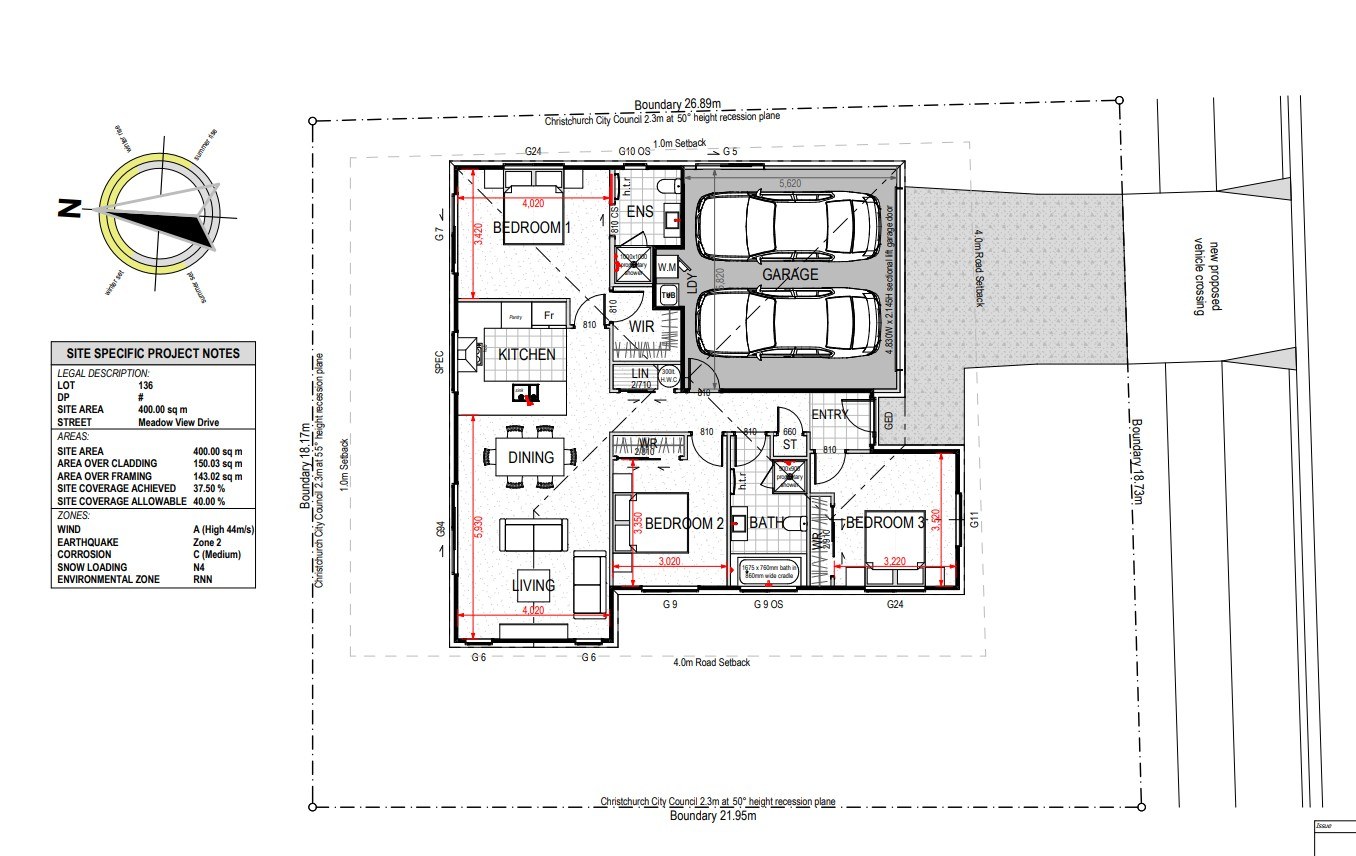  Generation Homes Lot 136 Belfast - House and land package for a FULLY fixed price. Floorplan sinp 