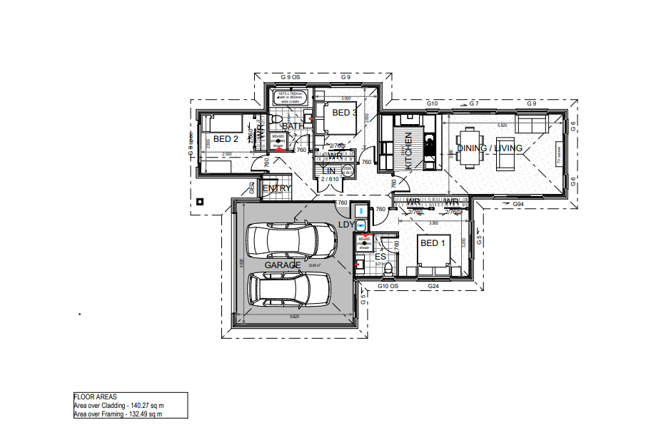  Generation Homes Modern & family friendly Faringdon, Rolleston NEW home + built for a fully FIXED PRICE Lot 672 floor 