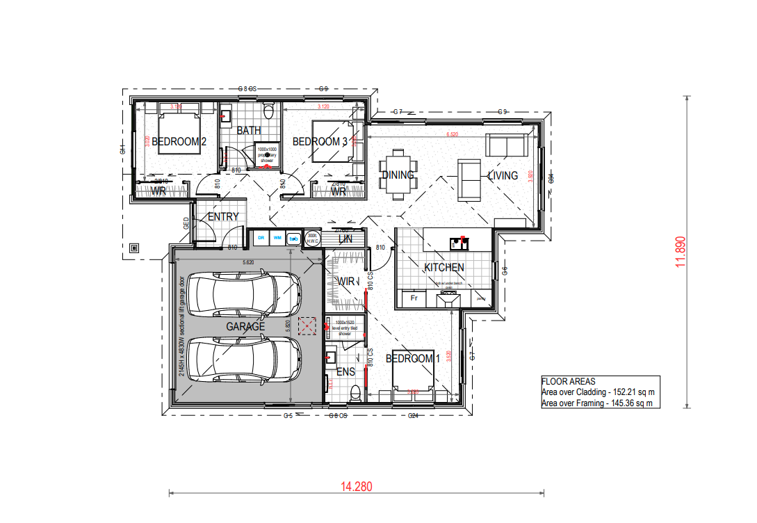  Generation Homes TITLED SECTION lot 165 Sabys Estate, Halswell modern 3-bedroom NEW home + FIXED PRICE Sabys floor 
