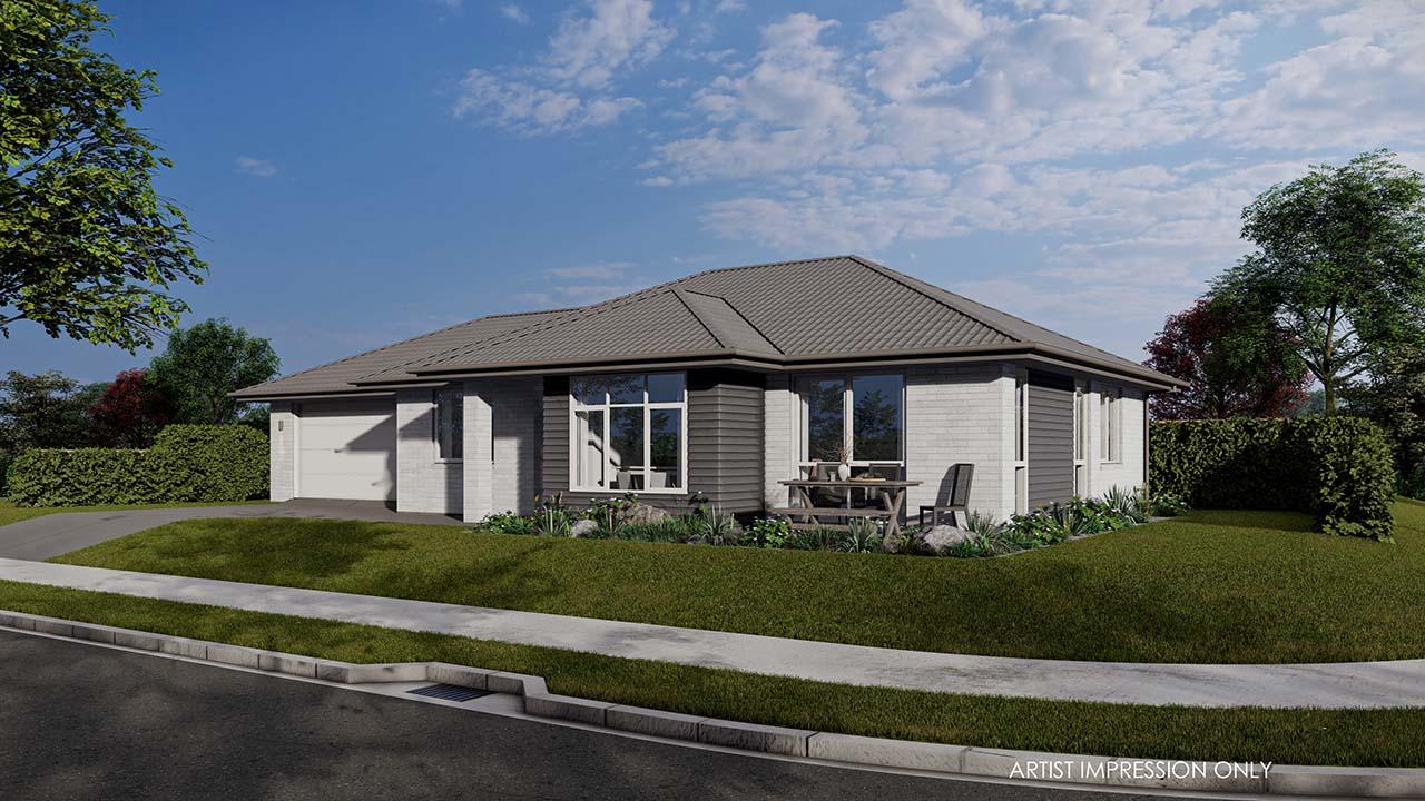  Generation Homes Lot 20 Central Cove, Kawerau Banksia 3 D Render View web 