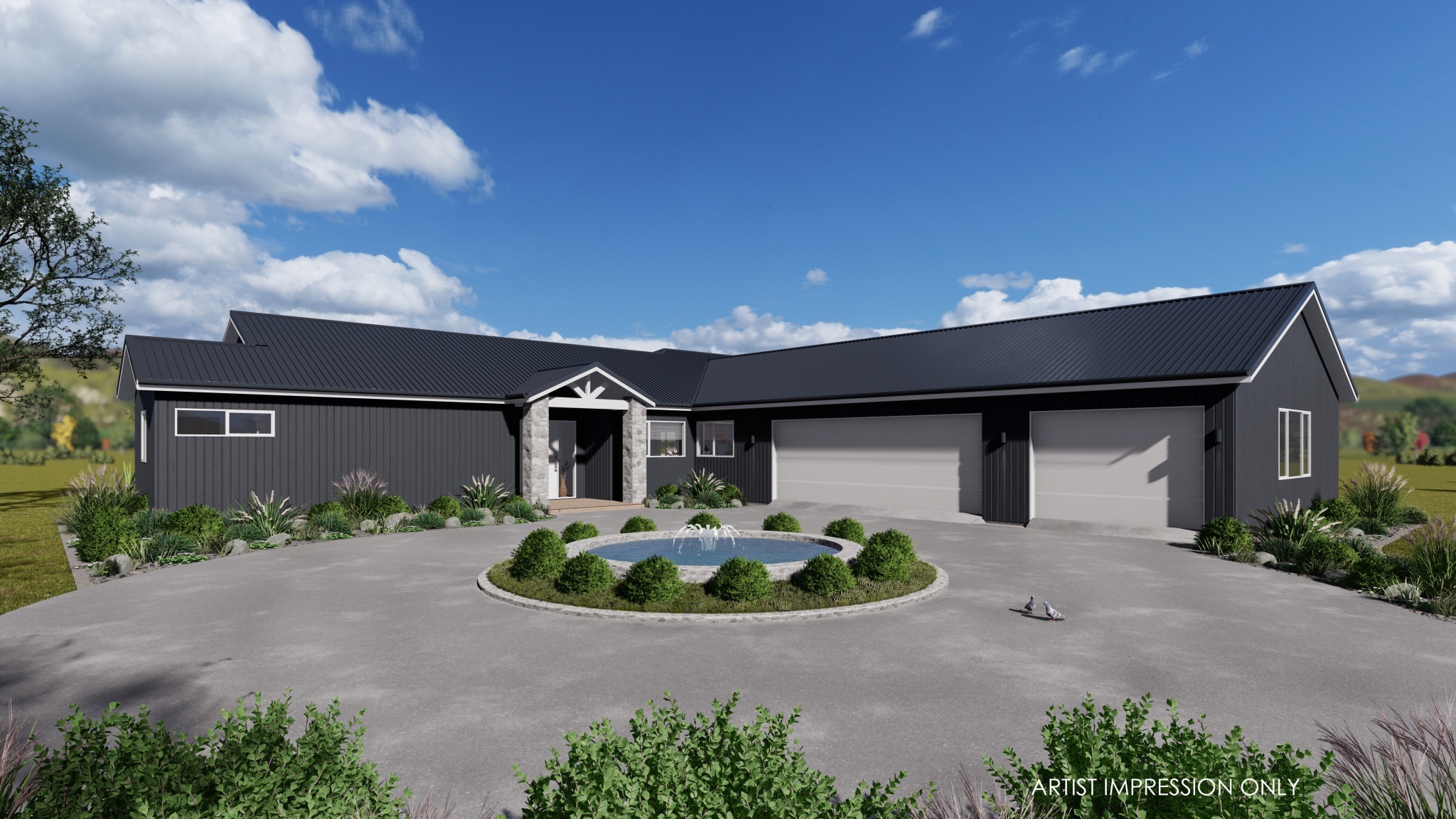  Generation Homes 176B BAYLY ROAD, TIRAU - LOT 2 Mapara 3 D View 01 REV1 