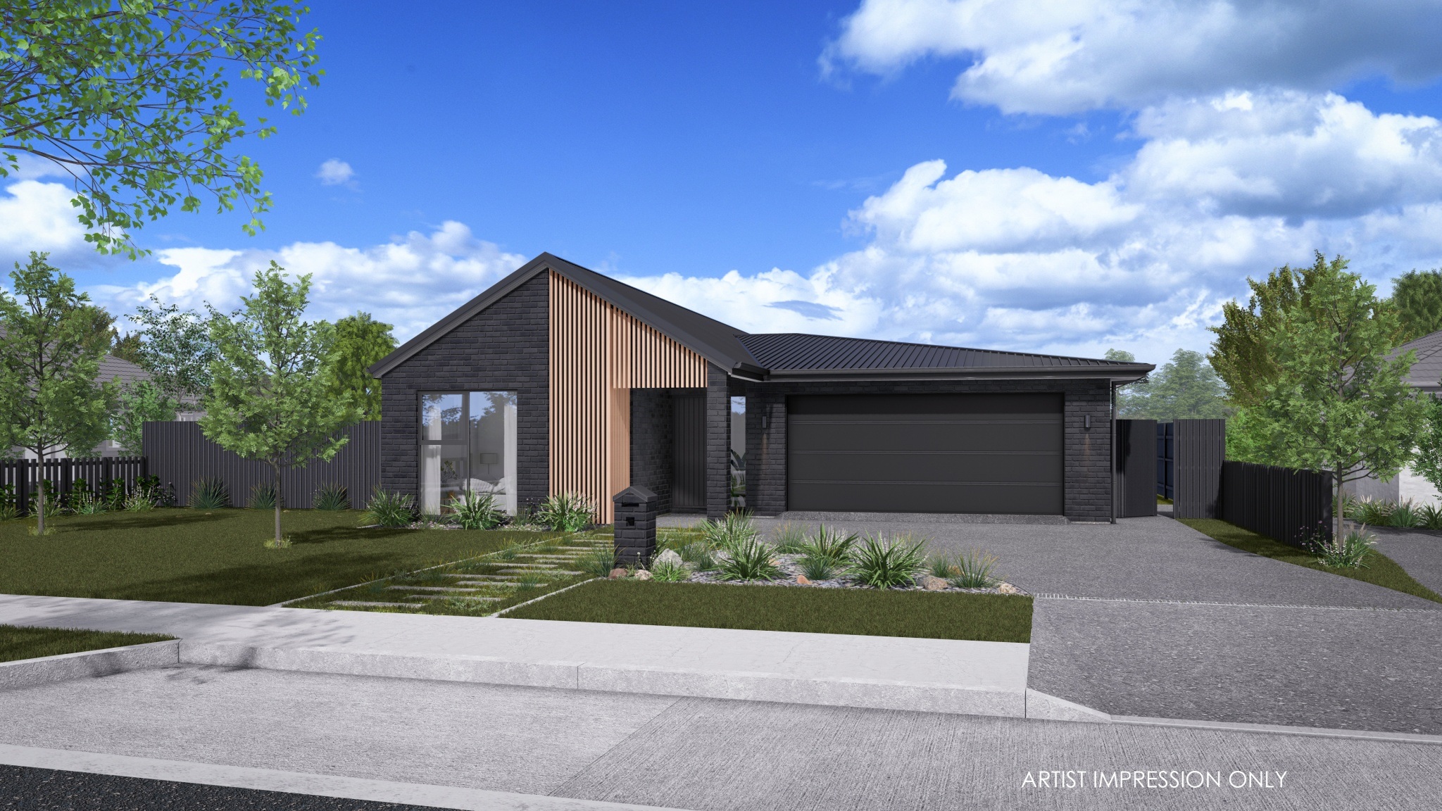  Generation Homes BUILD THIS - in Kohekohe Drive, Wharenui Rise - New Family Home Motuhake 3 D View 01 1 