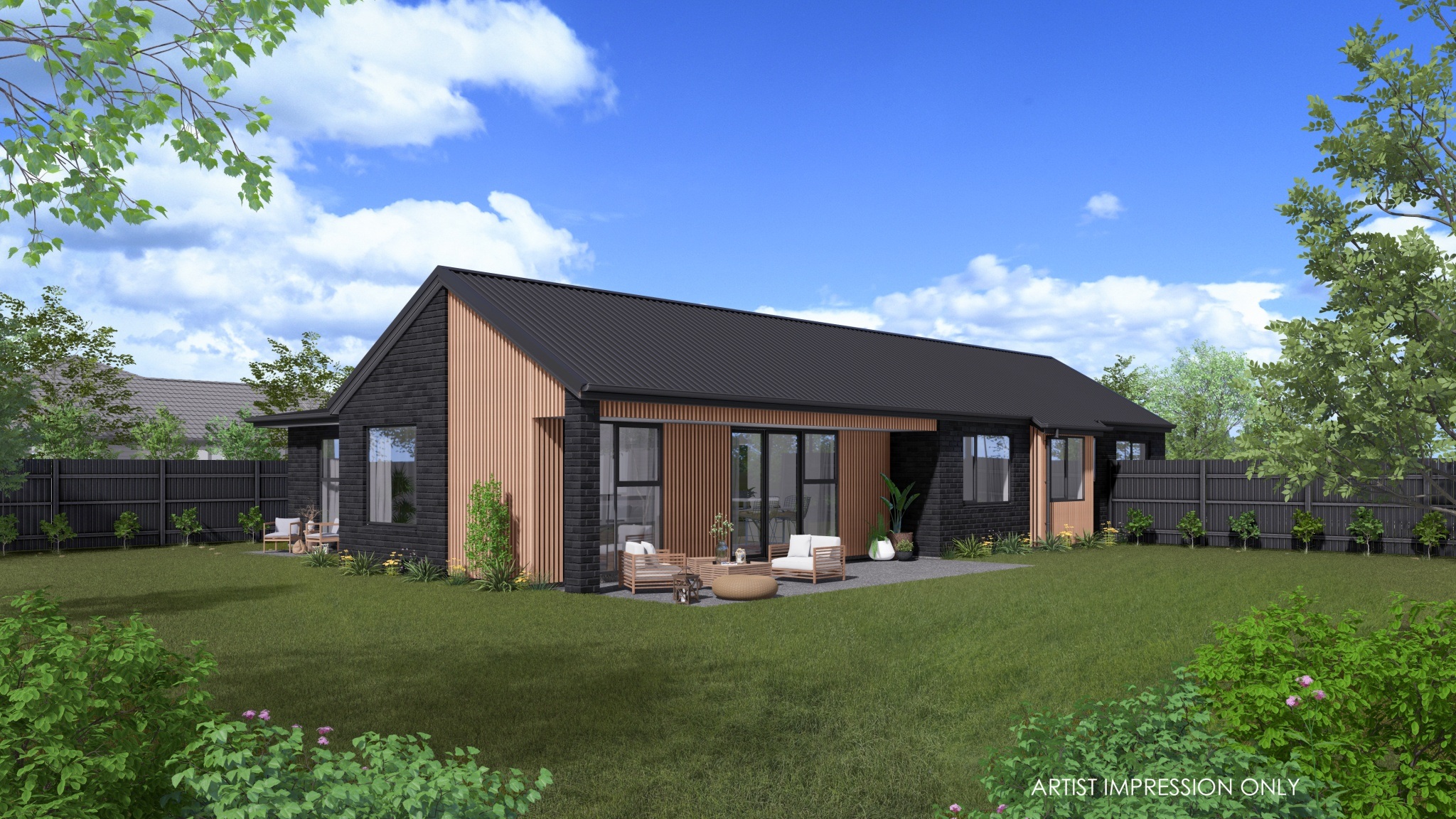  Generation Homes BUILD THIS - in Kohekohe Drive, Wharenui Rise - New Family Home Motuhake 3 D View 02 1 