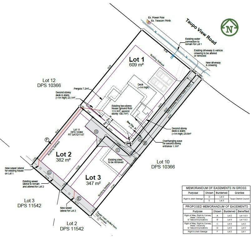  Generation Homes LOT 2, 105 Taupo View Road  Taupo Il 15683 Site plan Taupo View Road 