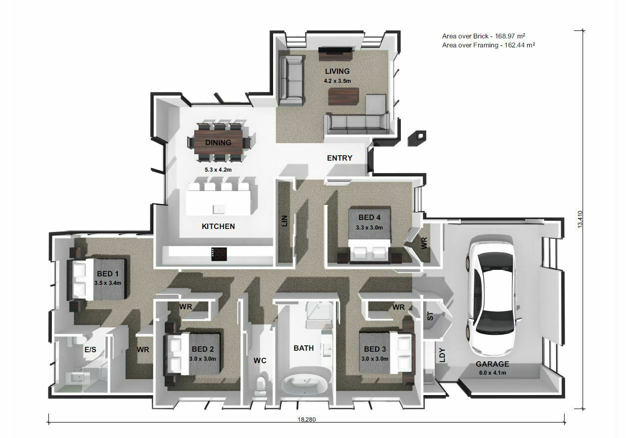  Generation Homes FOUR BEDROOM AFFORDABILITY - WE ALREADY BUILT ONE, LETS BUILD ANOTHER! Il 19950 Lot 32 Floor 
