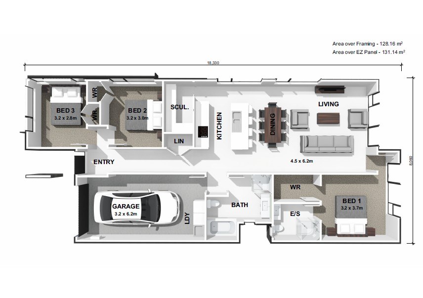  Generation Homes Modern Living Made Effortless in Aurora 3 D Floorplan Lot 425 Aurora 