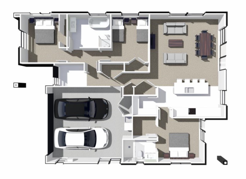  Generation Homes Modern Elegance in Kinfields, Rototuna Lot 93 Kimbrae Maple 3 D Floor Plan 