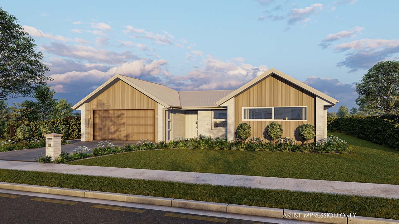  Generation Homes Quality Living in the Country Twizel 3 D Render Front web 