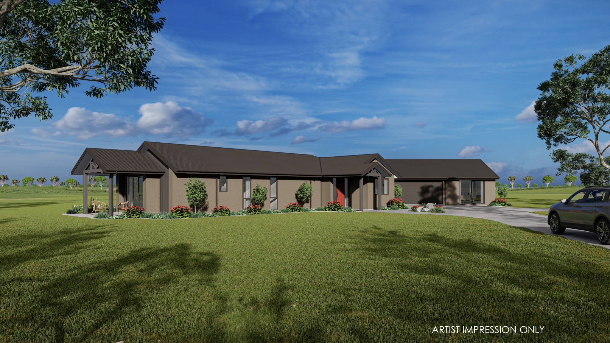  Generation Homes Elevated lifestyle living with views over Mangawhai 3 D Render 3295 SH 1 Waipu View 02 