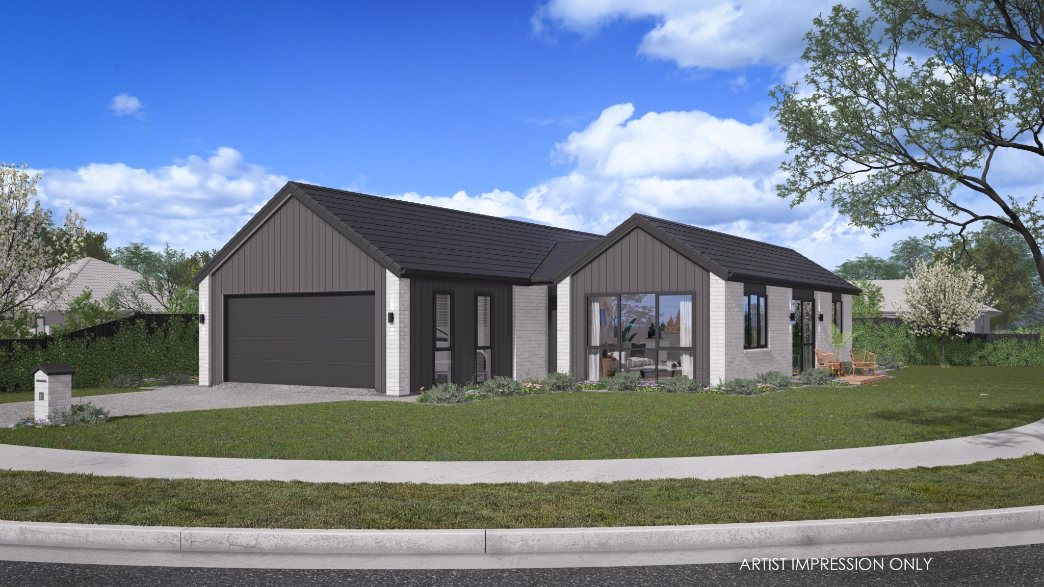  Generation Homes Striking Pavilion Style on Lot 301, The Landing Hawthorne Render 