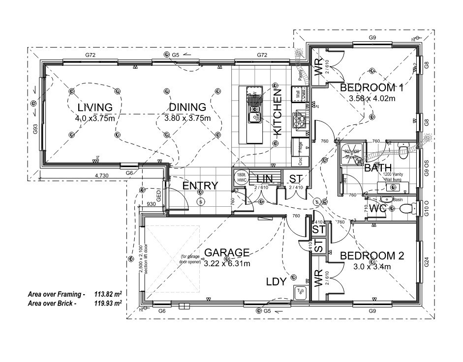  Generation Homes Two Bedroom Beauty Aurora Floor Plan 