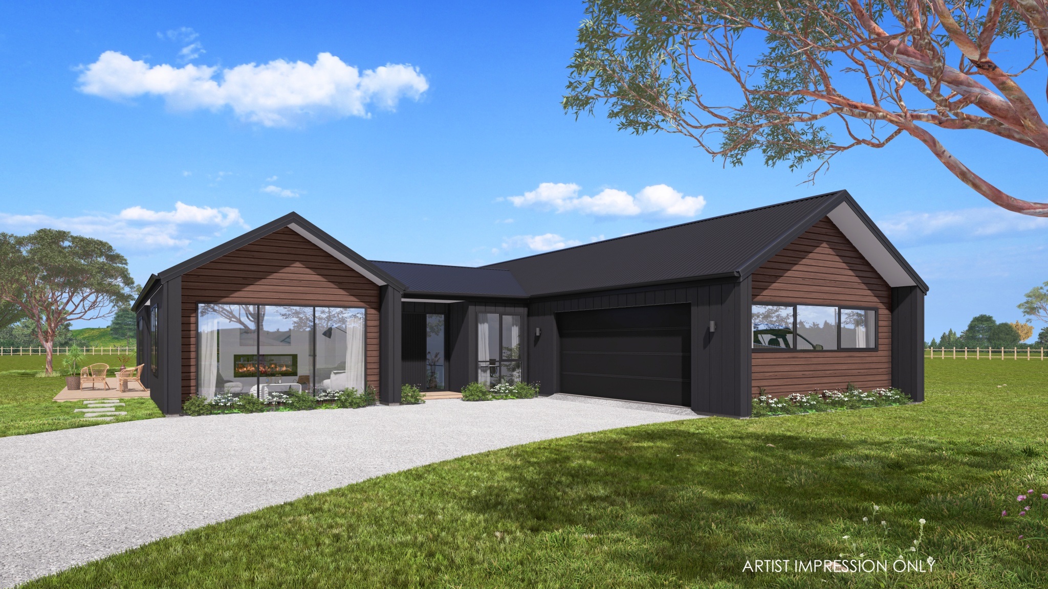  Generation Homes Mt Pirongia Panorama- Alexandra Estate Coatesville Waipa 3 D View 01 