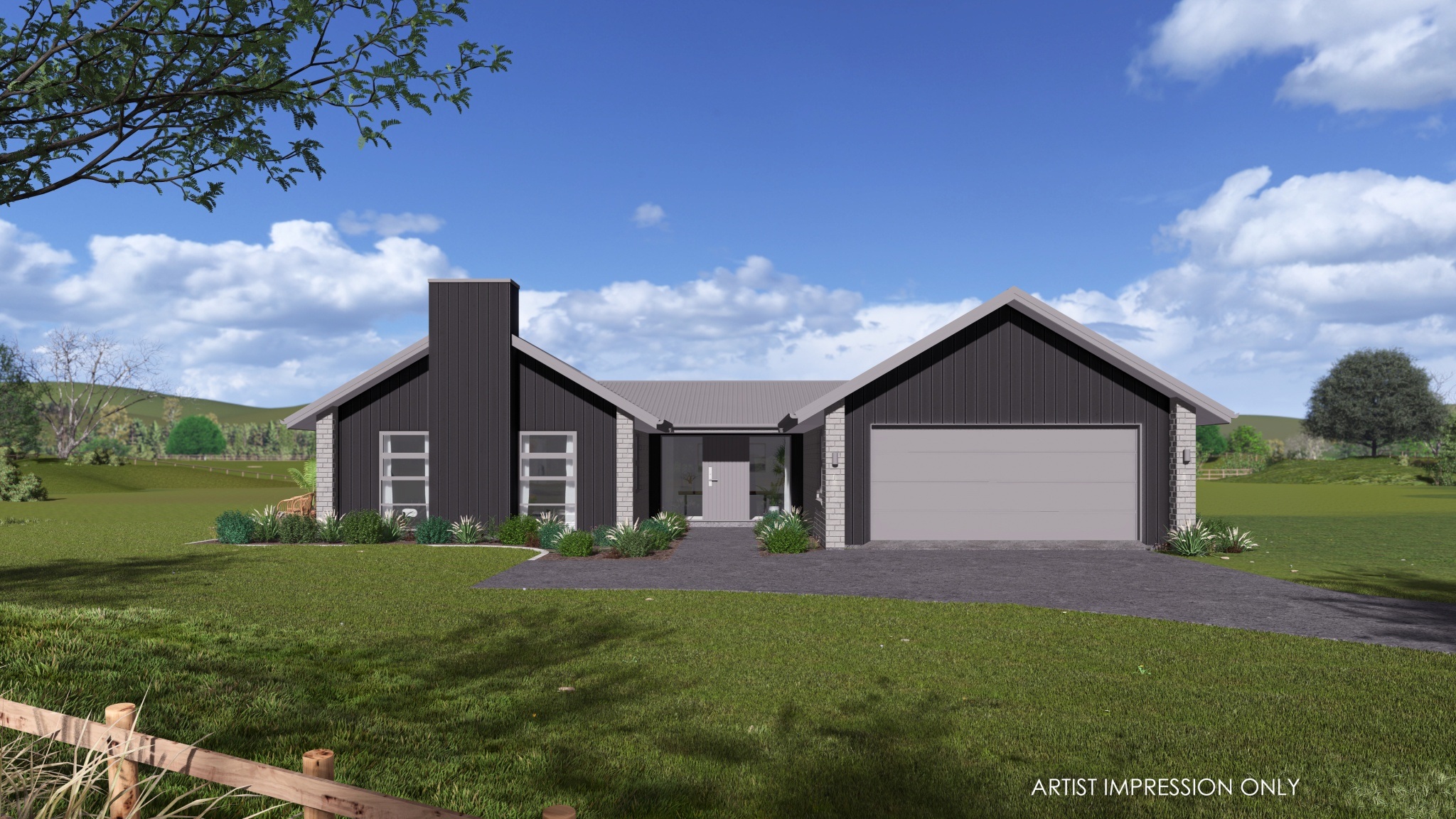  Generation Homes Cambridge Lifestyle Luxury Hayes 3 D View Lot 3 Mt Ruru mirror 