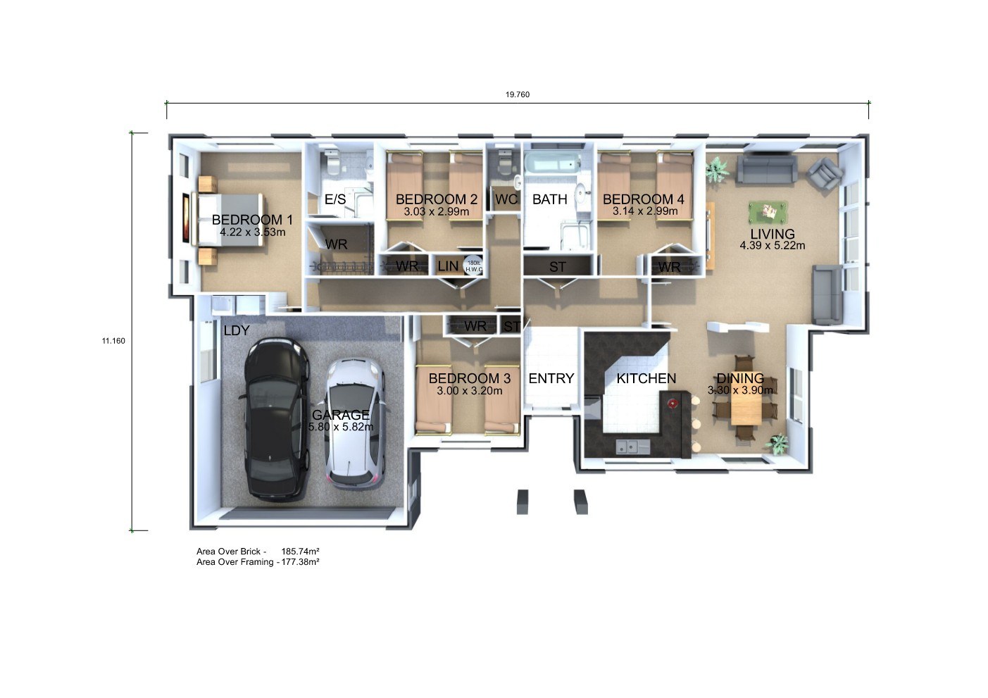  Generation Homes Build New and Enjoy $10K Cash Back Juniper 3 D Floor Plan 