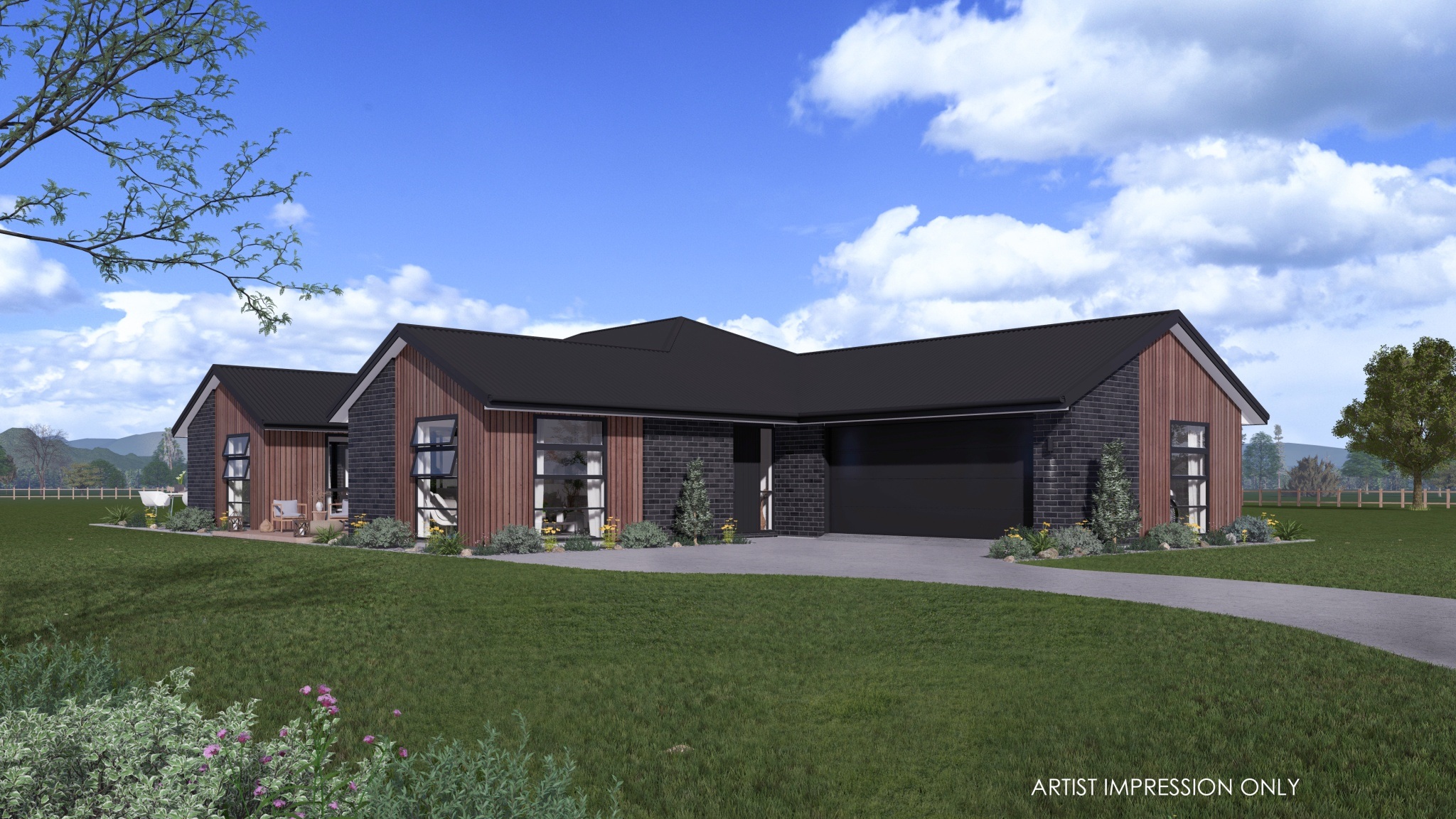  Generation Homes Pirongia Lifestyle Luxury Kaimai 5 BED 3 D View Rural 