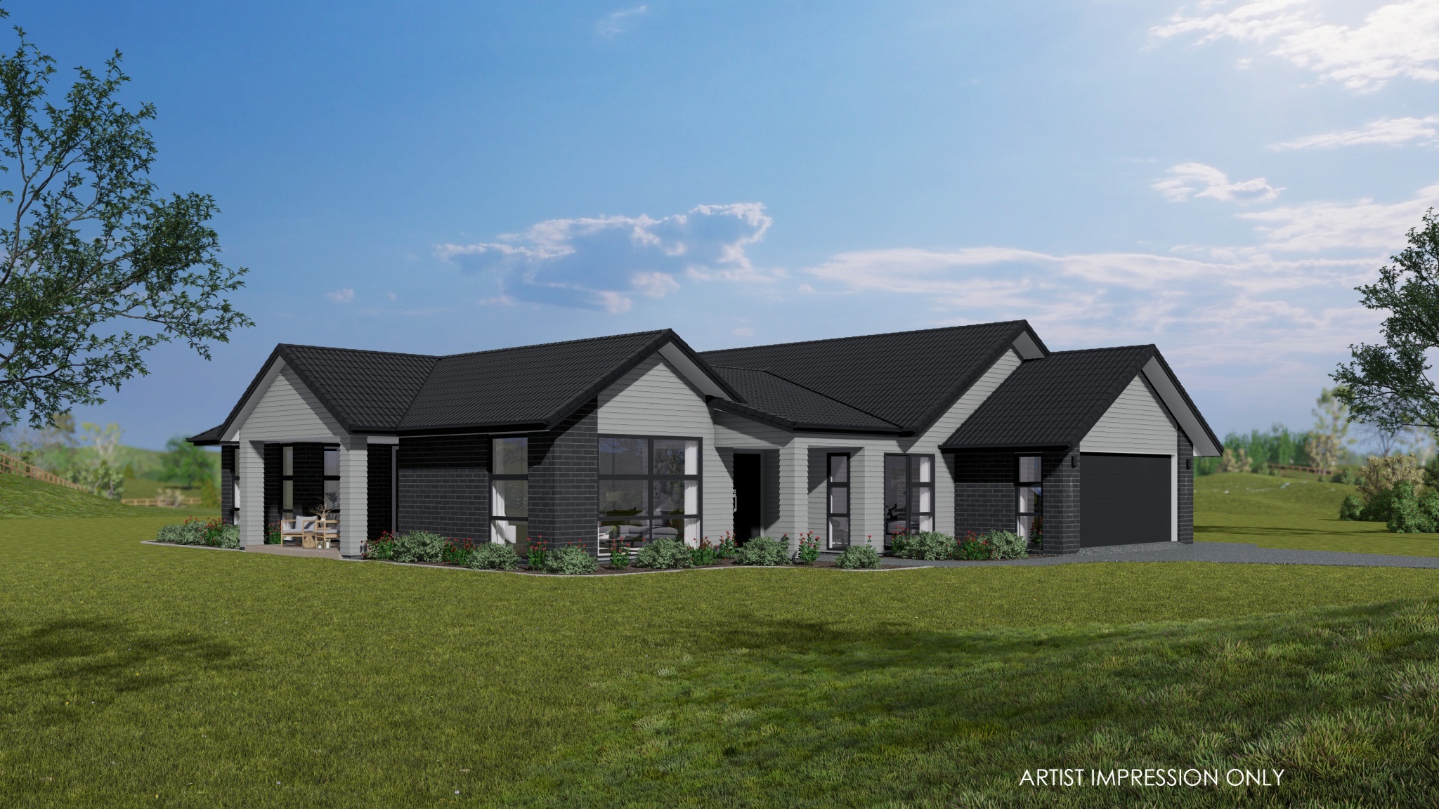  Generation Homes Refined Living Near Native Bush Maungatautari 3 D Render View Lot 6 Mt Ruru 