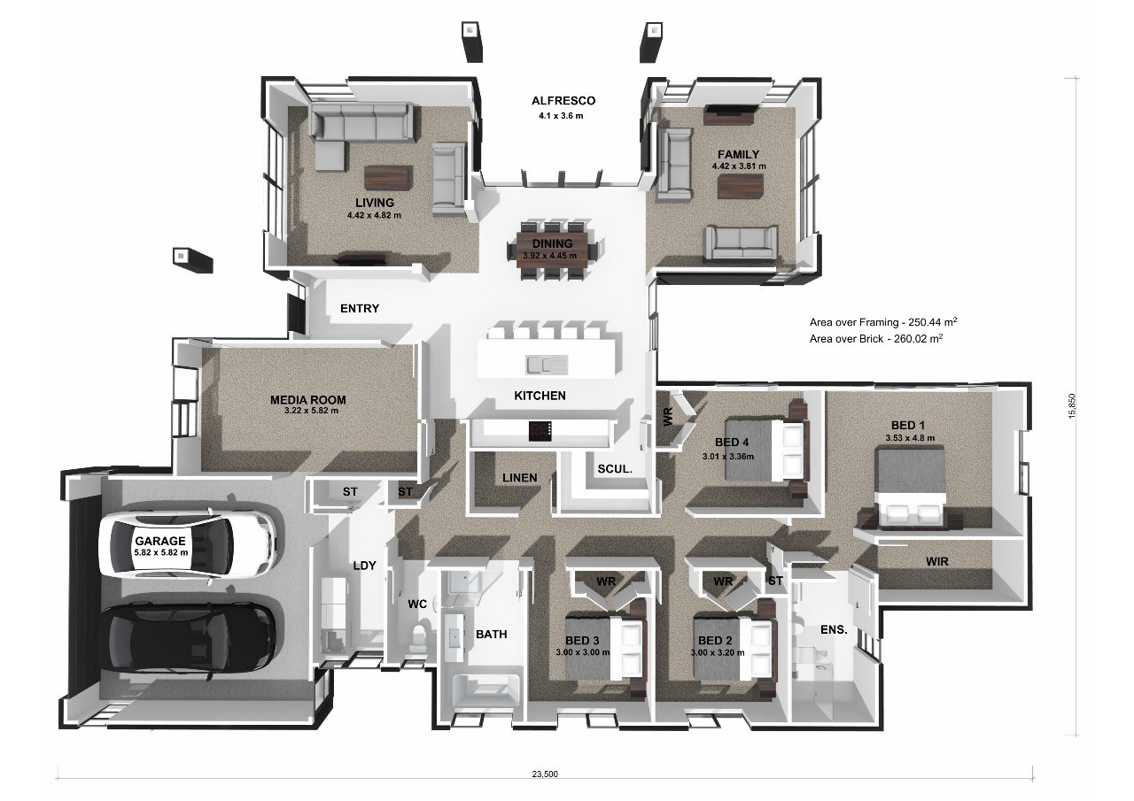  Generation Homes Peaceful Pirongia Haven Maungatautari 3 D Floor Plan web 