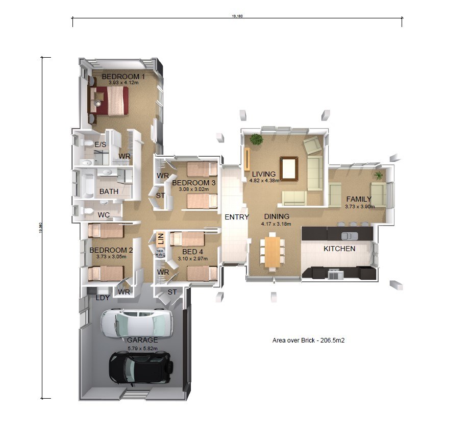  Generation Homes Private Paradise in Norfolk Downs Pegasus floor plan 