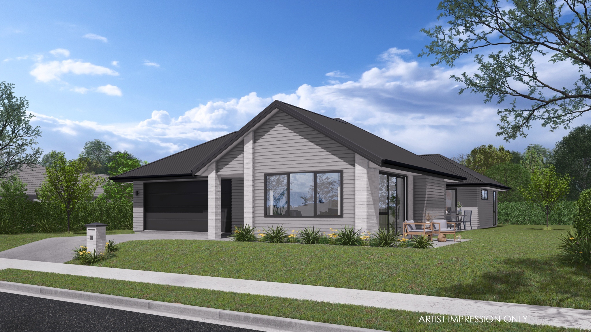  Generation Homes Where Smart Living Meets Inspired Design Wainui Hip Gable 30 3 D View 
