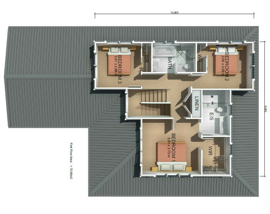  Generation Homes Beach Vibes, Family Life - From Il 10798 3 D Endeavour First Floor Plan web 
