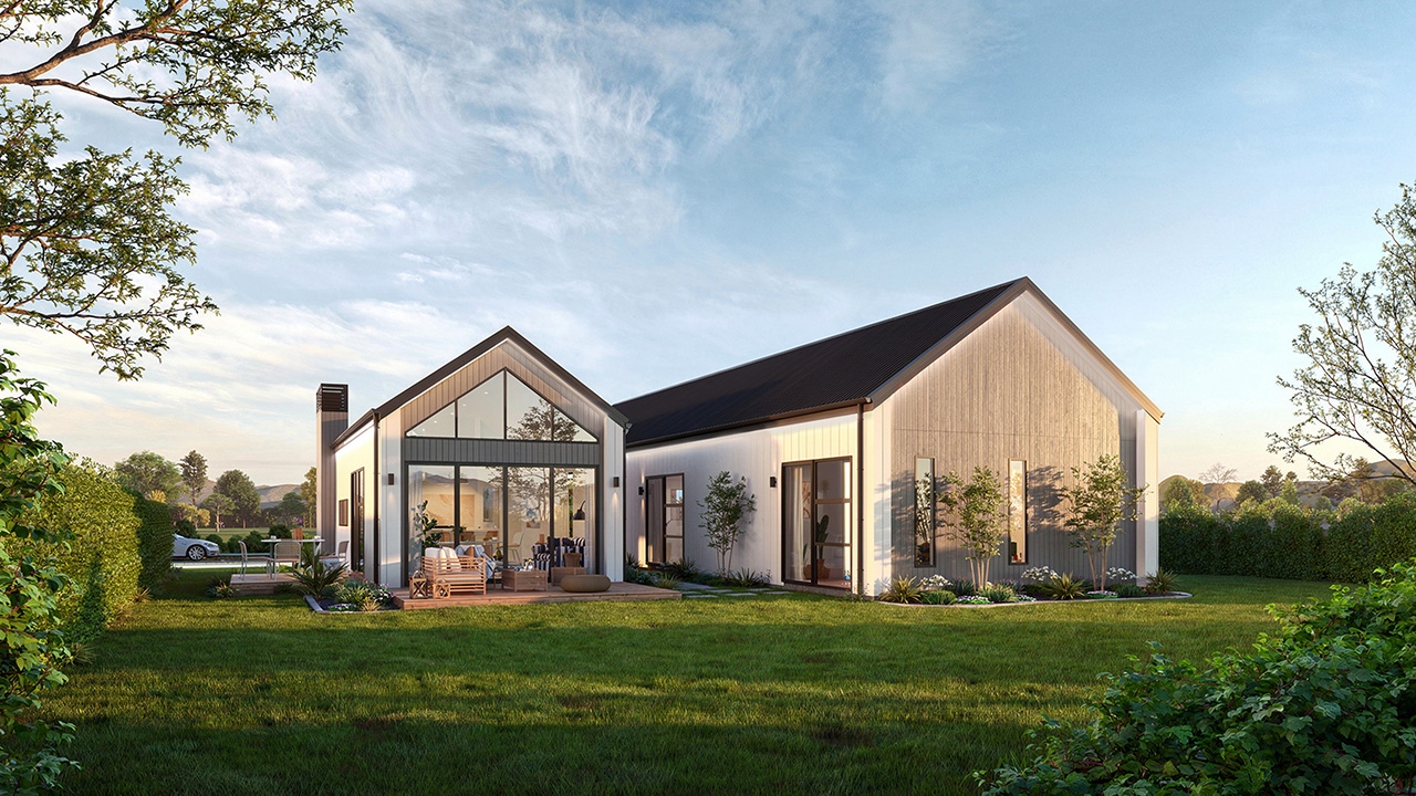  Generation Homes Ruapehu – Contemporary family living Ruapehu render 2 glow web 