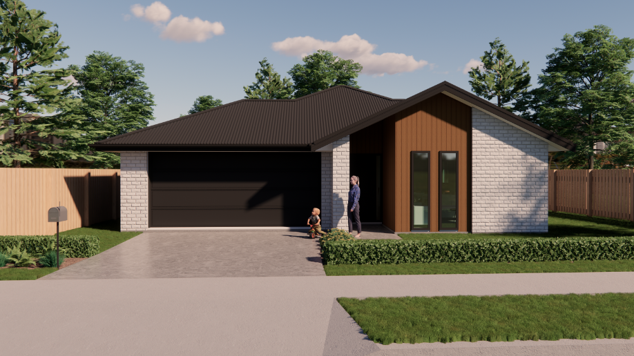  Generation Homes The Rolleston - beautiful and modern family living - your NEW home in Canterbury House only render 