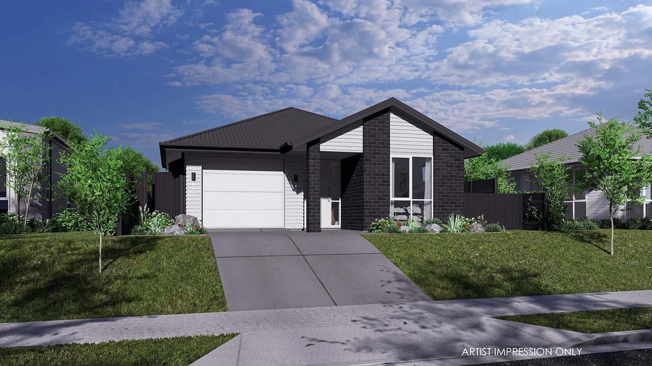  Generation Homes Whai Whai Lot 219 3 D Render Dark Brick web 