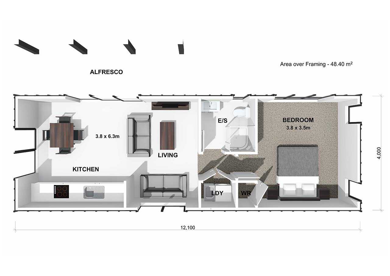  Generation Homes Arohanoa Arohanoa 3 D FLOOR PLAN web 