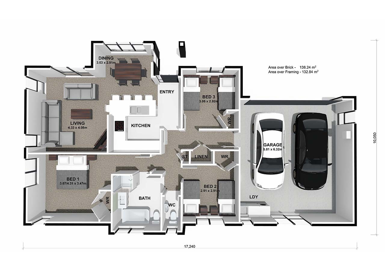  Generation Homes Banksia Banksia 3 D Floor Plan web 