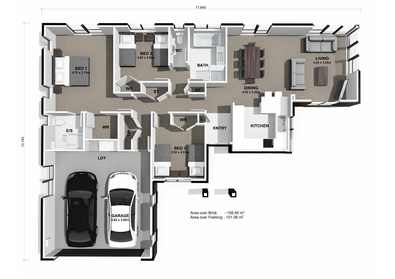  Generation Homes Barbados Barbados 3 D Floor Plan web 
