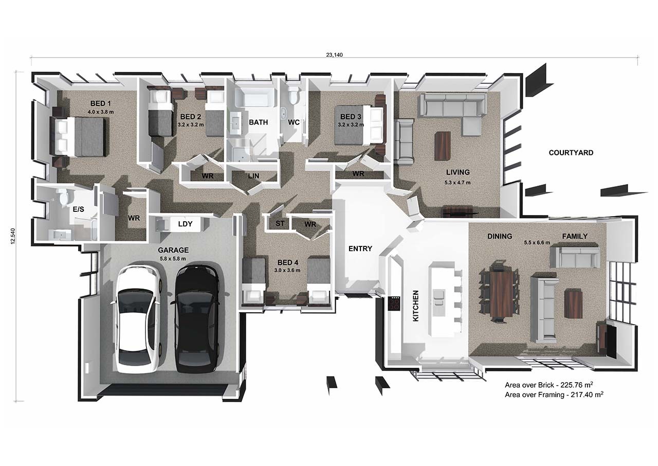  Generation Homes Baycrest Baycrest 3 D Floor Plan web 