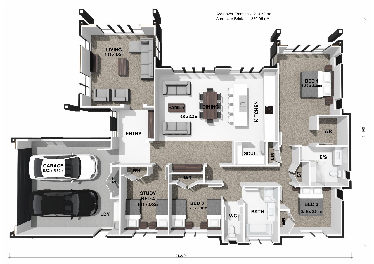  Generation Homes Cambridge Cambridge 3 D Floor Plan web 