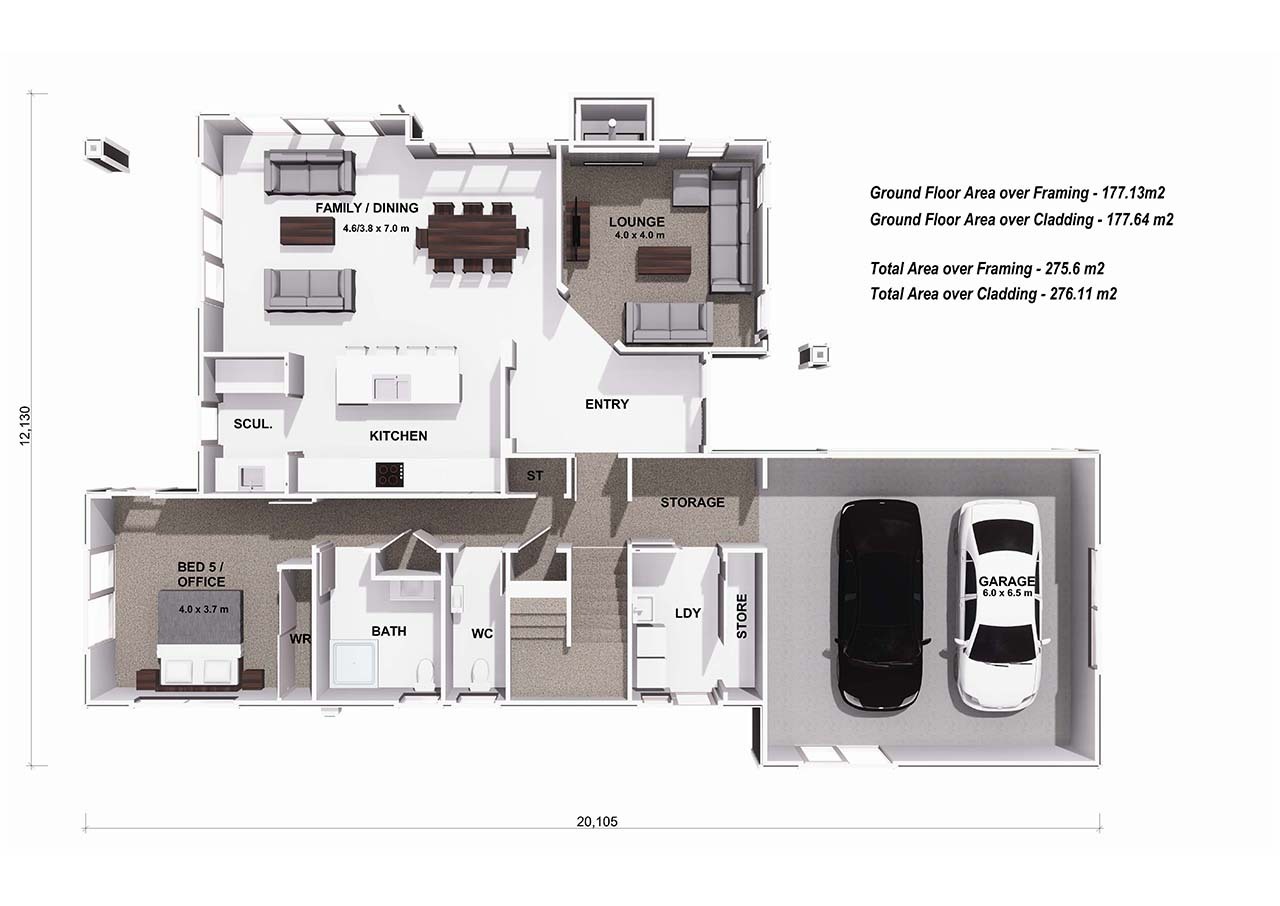  Generation Homes Monowai Monowai 3 D Floor Plan Ground Floor web 