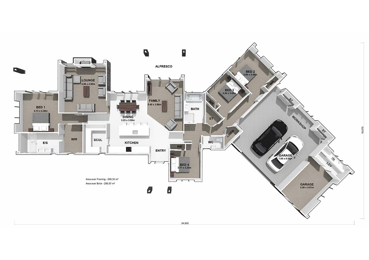  Generation Homes Oranui Oranui 3 D Floor Plan web 