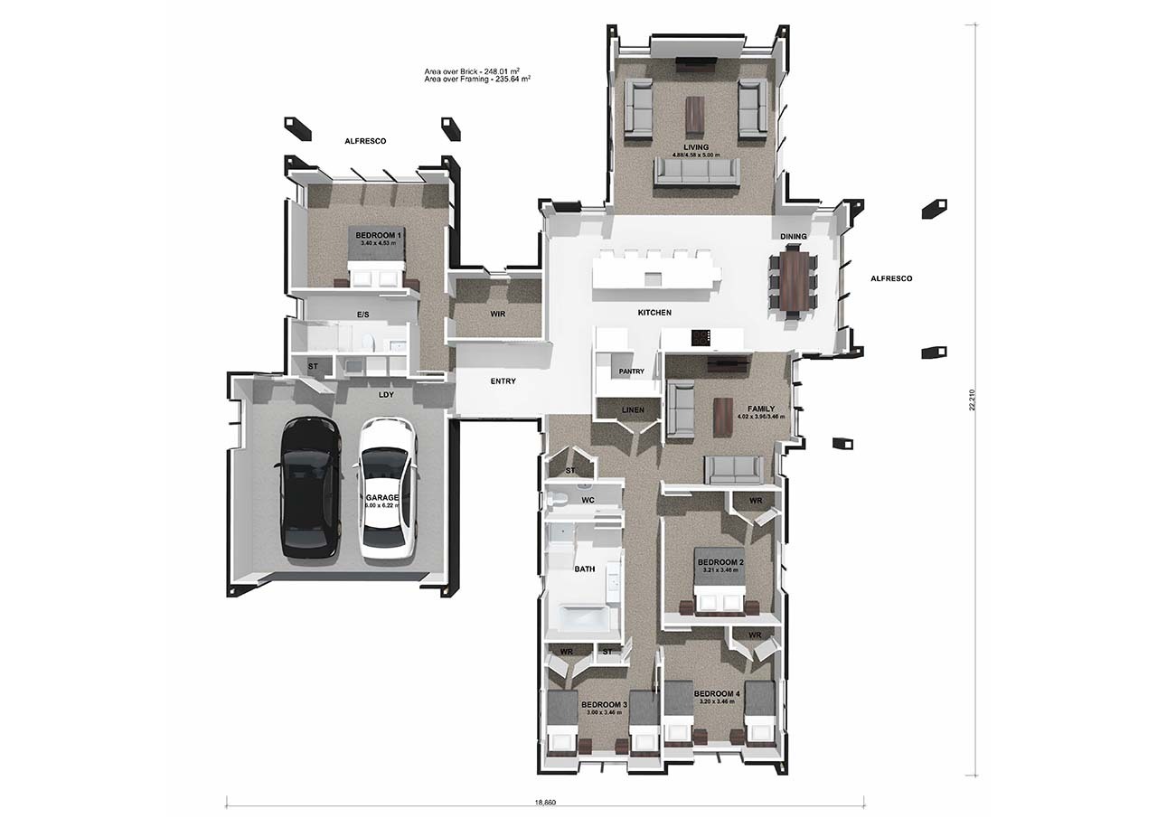  Generation Homes Tongariro Tongariro 3 D Floor Plan web 