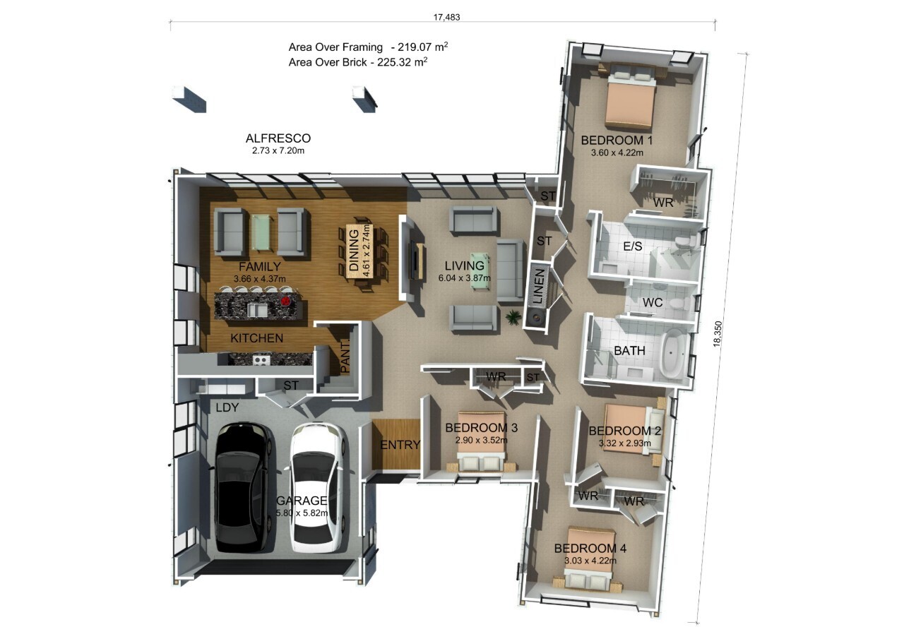  Generation Homes Kainui House Only Il 11141 KAINUI 3 D Floor Plan web 
