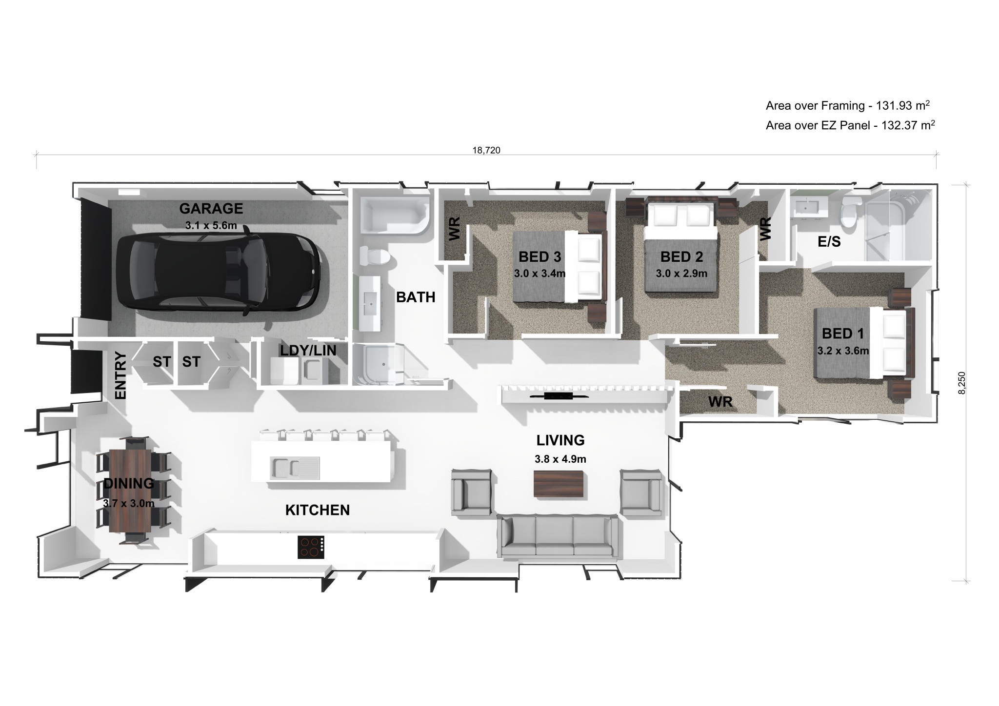  Generation Homes Aurora Show Home - Coming 2026 3 D Floor Plan Lot 426 Aurora 